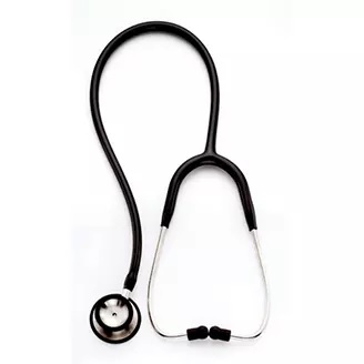 Stethoscope Professional, Stainless Steel 2-Head Chestpiece 28', Adult, Single Lumen Latex Free Tubing, Black (1/EA) by Hillrom/Welch Allyn  ID 5079-135